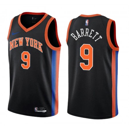 Camiseta Hombre NBA New York Knicks RJ Barrett 9 2022-23 Nike City Edition Swingman